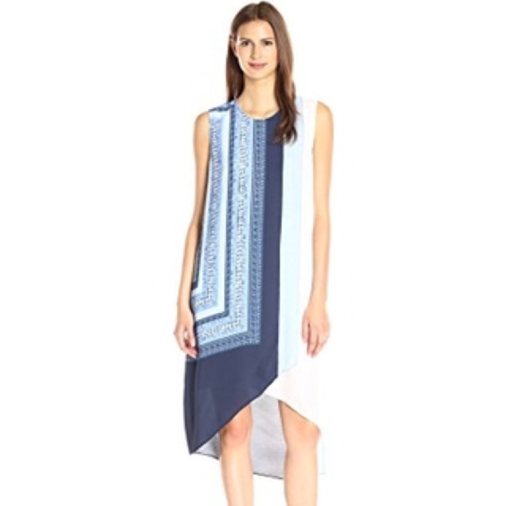 BCBG Adeleine Color-Blocked Dress